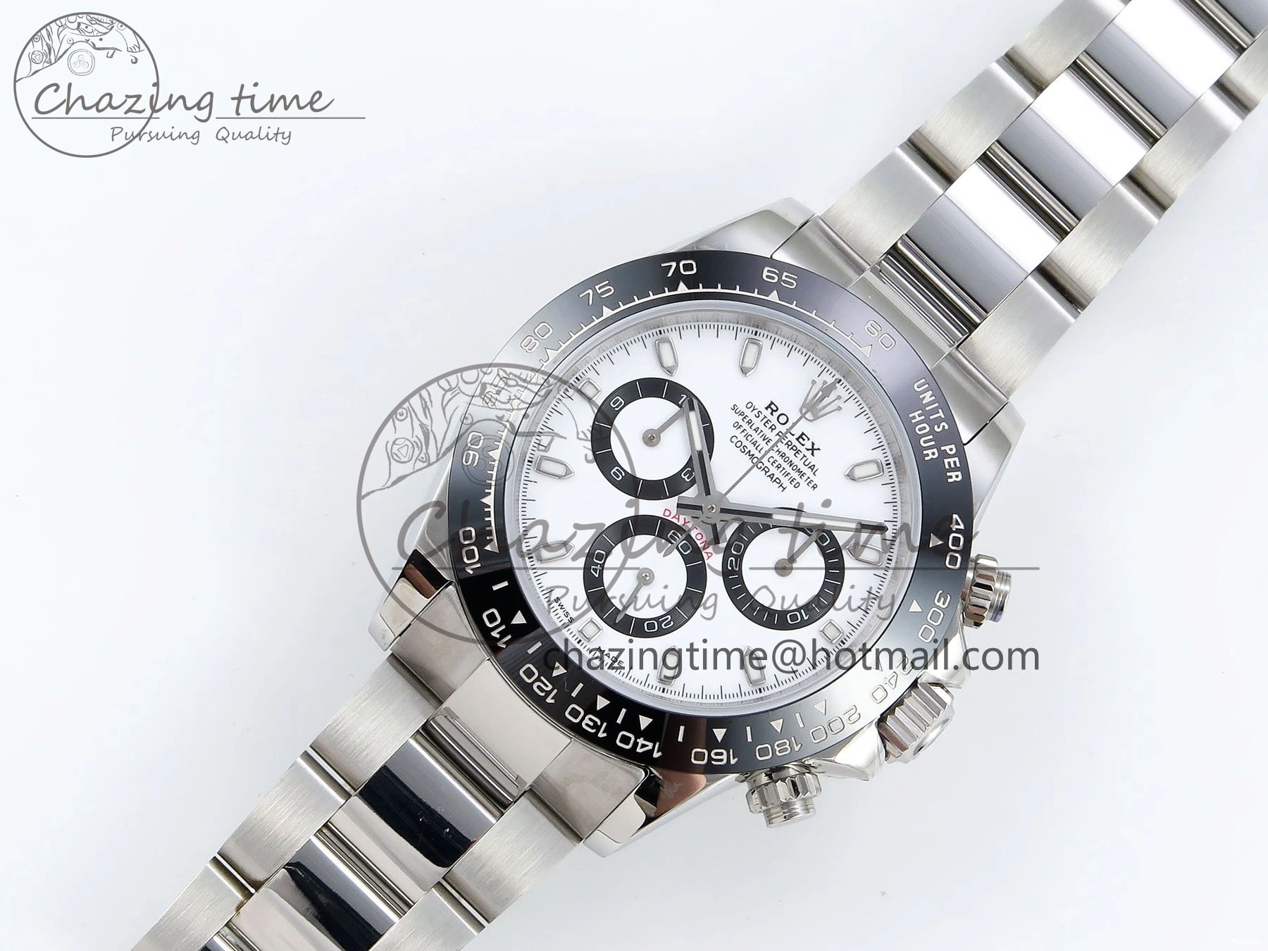 MiroTime 0522 DailyWear Daytona 116500 VRF 1:1 Best Edition White Dial on SS Bracelet A7750 V 1646